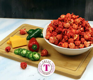 Fiery Cheddar (Spicy Cheddar Cheese) Popcorn