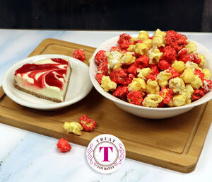 Strawberry Cheesecake Popcorn